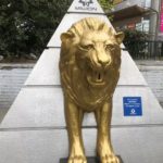 新宿東口広場のライオン像『みらいおん』：JR新宿駅「新南改札」からの徒歩ルートでの行き方（アクセス）について