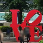 新宿アイランドタワー『LOVEオブジェ』：大江戸線・新宿駅「JR新宿駅方面改札」からの行き方
